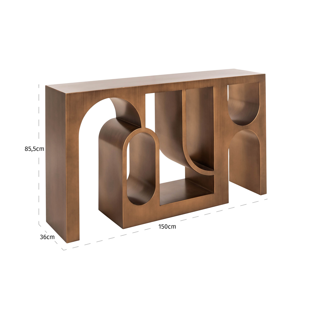 Console Alexander Jones brushed gold (Lugano) - Afbeelding 4