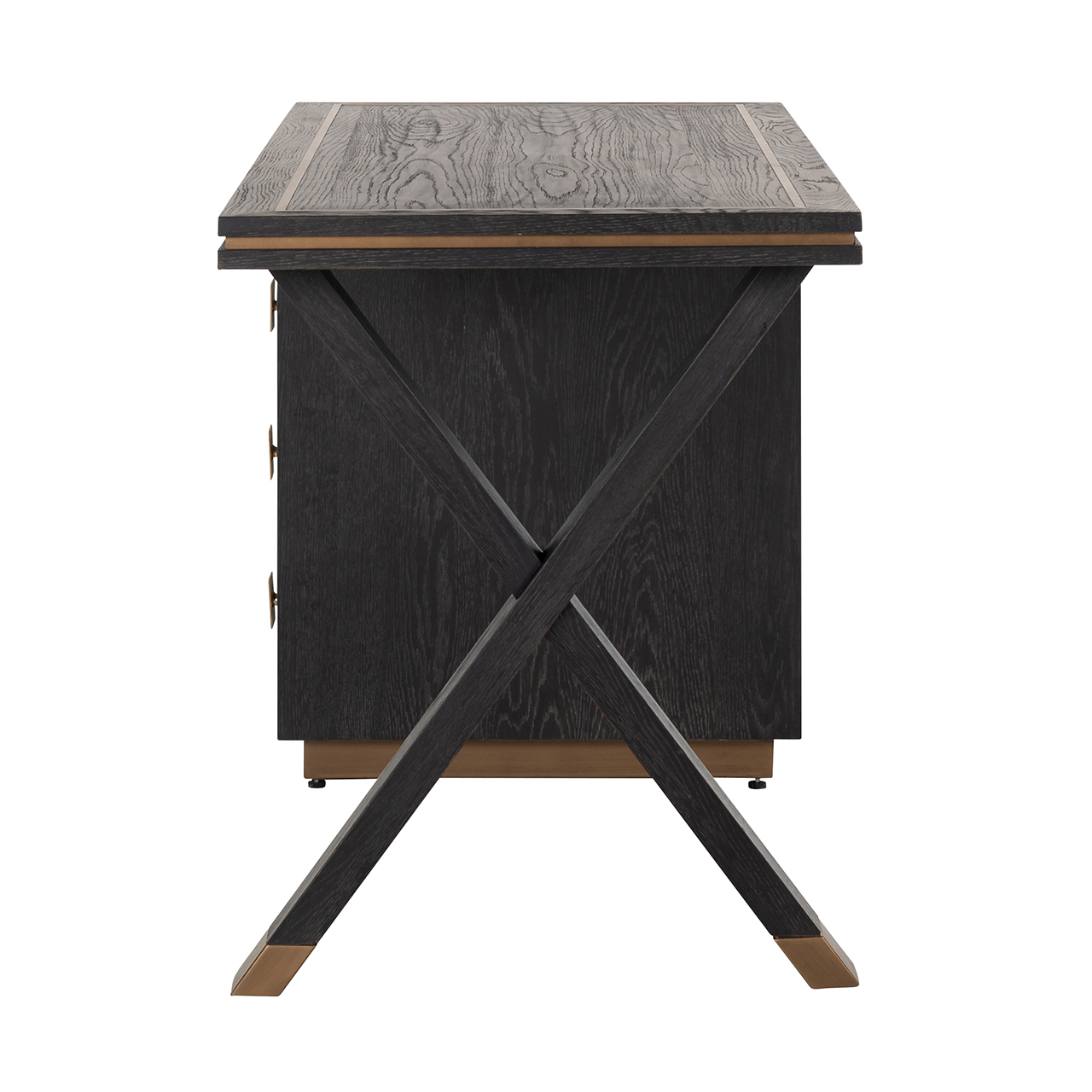 Bureau Hunter black rustic - Afbeelding 2