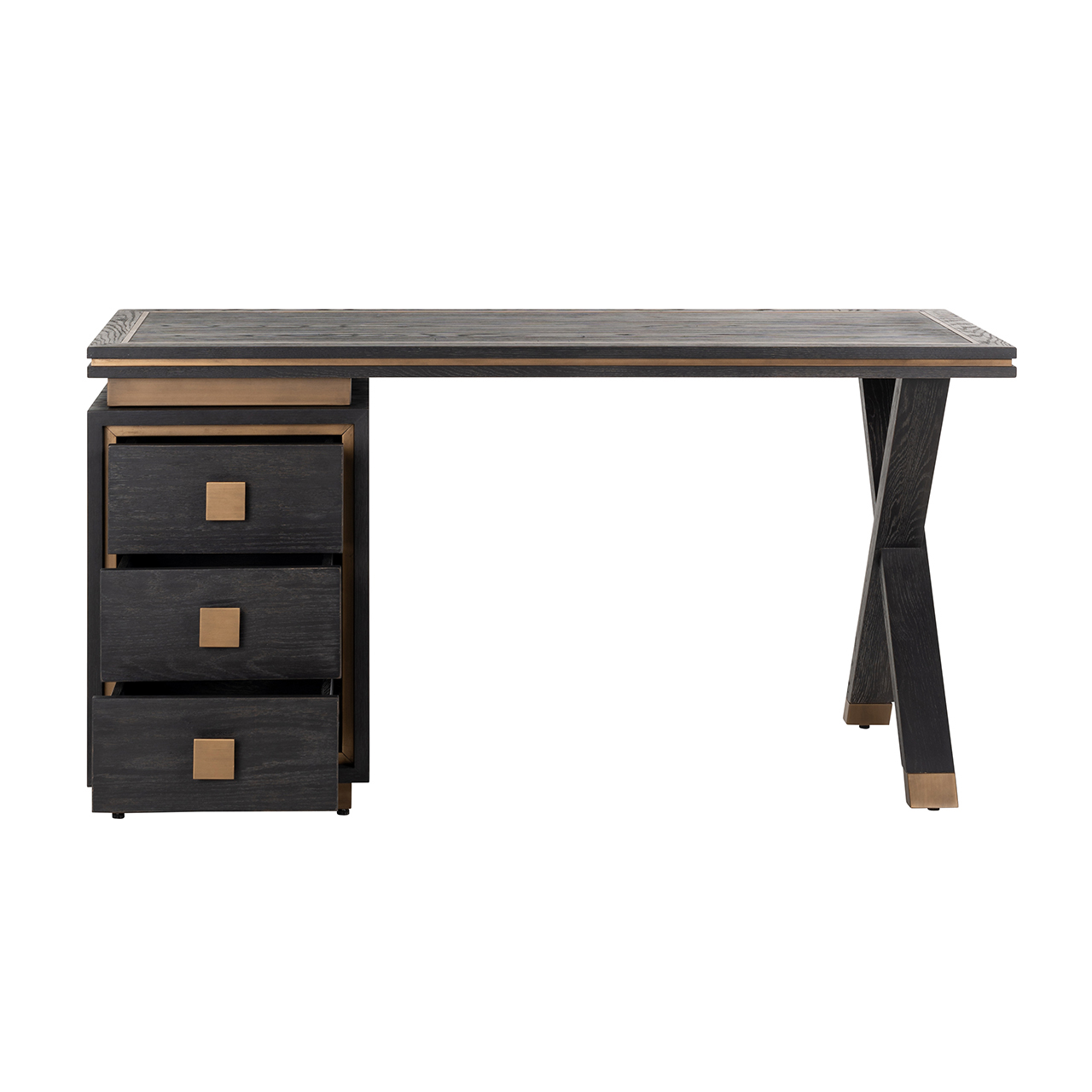 Bureau Hunter black rustic - Afbeelding 4