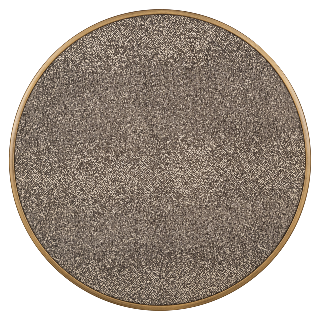 Bijzettafel Bloomville brass shagreen incl. glass (Set of 2) - Afbeelding 3