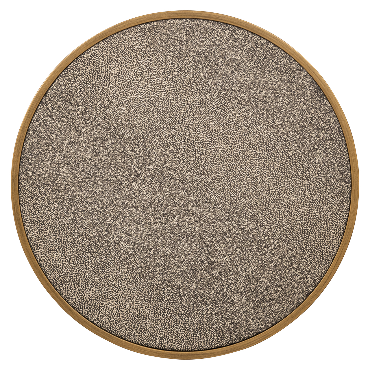 Bijzettafel Bloomville brass shagreen incl. glass (Set of 2) - Afbeelding 4