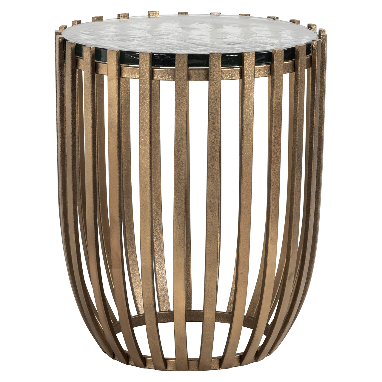 Bijzettafel Volante gold 47,5Ø