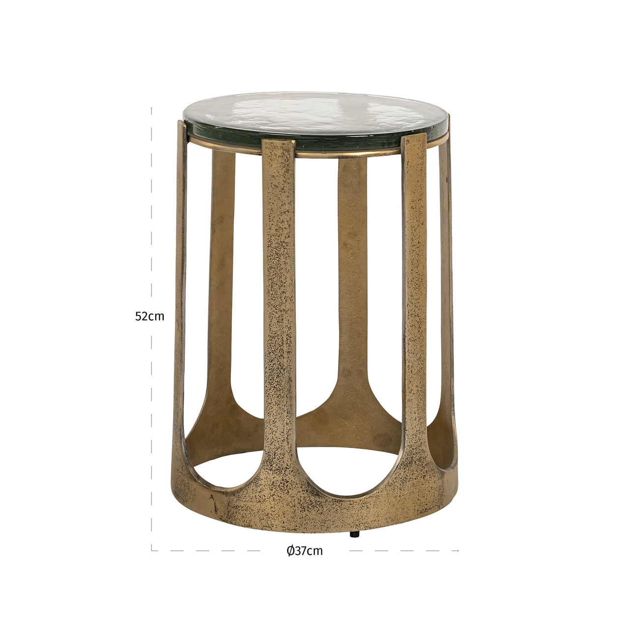 Bijzettafel Rixo gold - Afbeelding 5