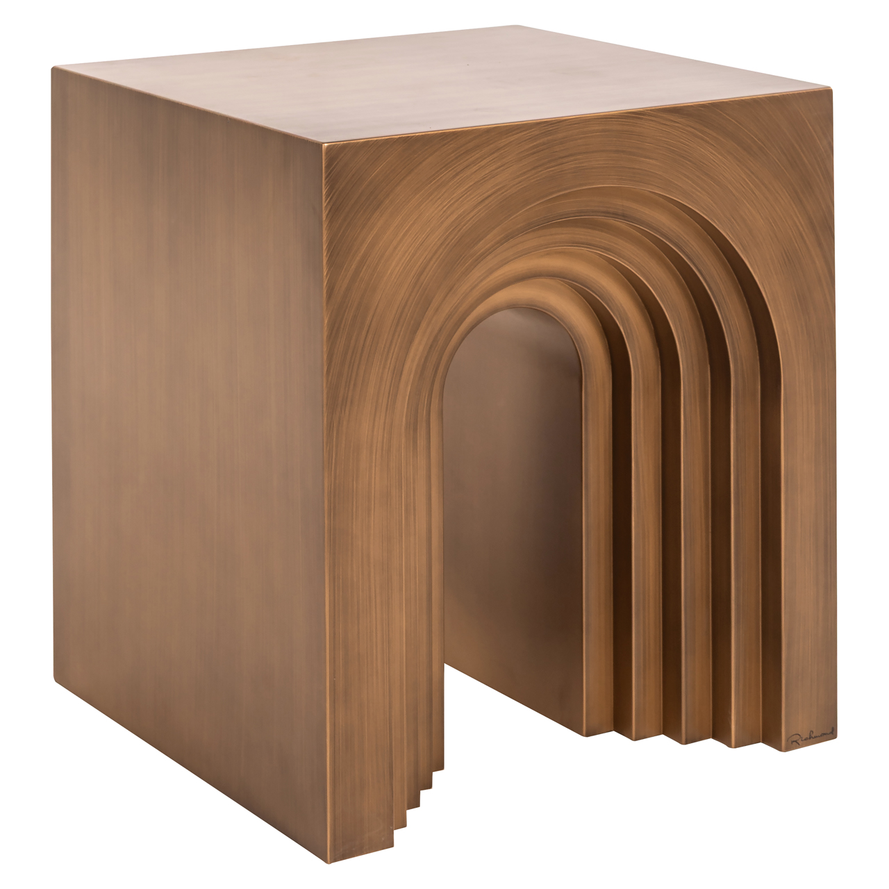 Bijzettafel Vevey brushed gold