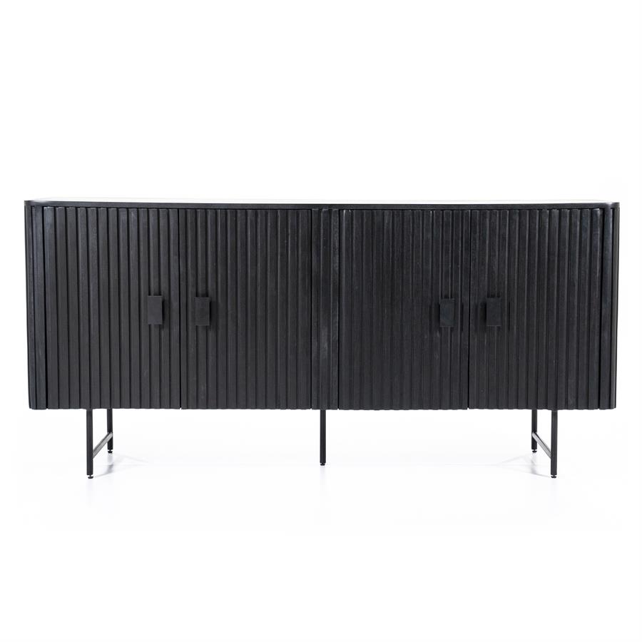 Dressoir Remi 4-drs. - Zwart