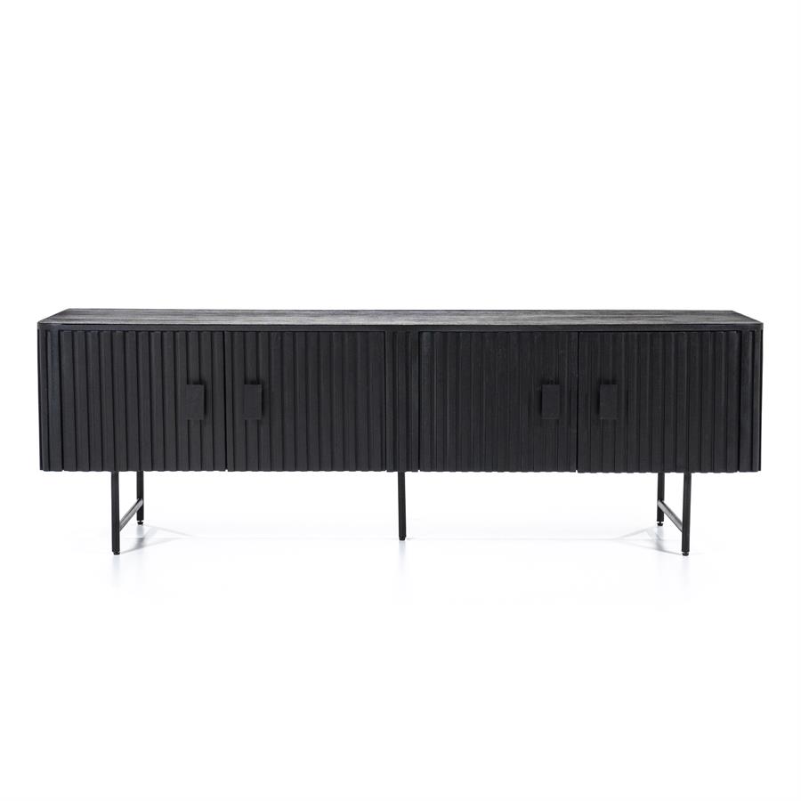 TV-meubel Remi - Zwart - 170 x 56 cm
