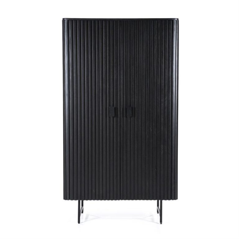Kabinet Remi - Zwart - 96 x 170 cm