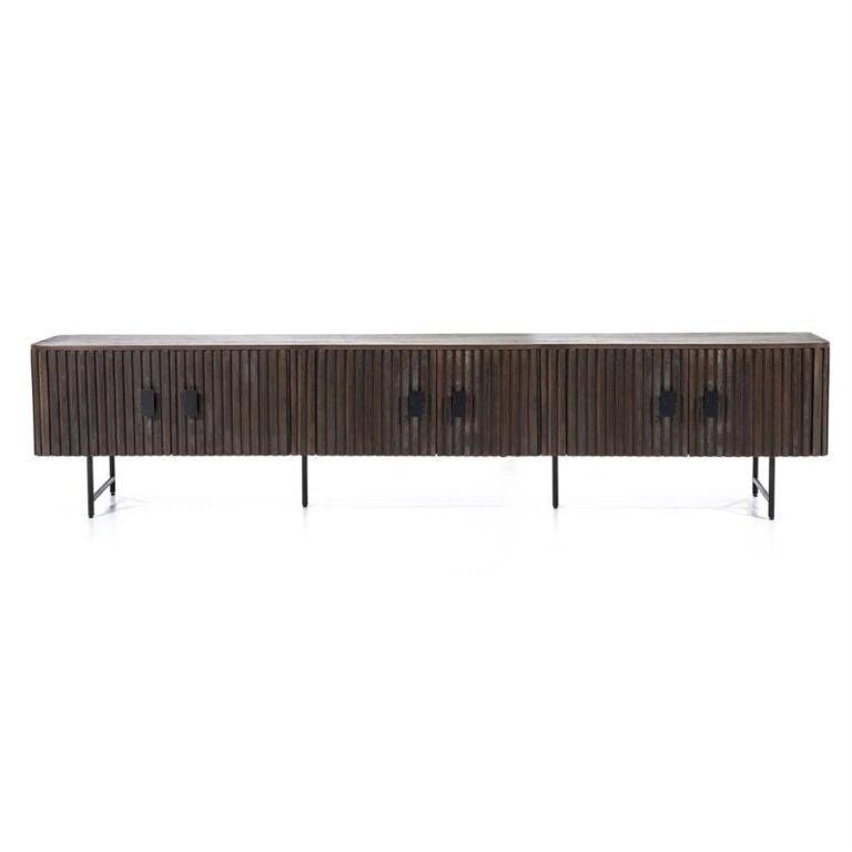95730 TV-meubel Remi - Bruin - 250 x 56 cm