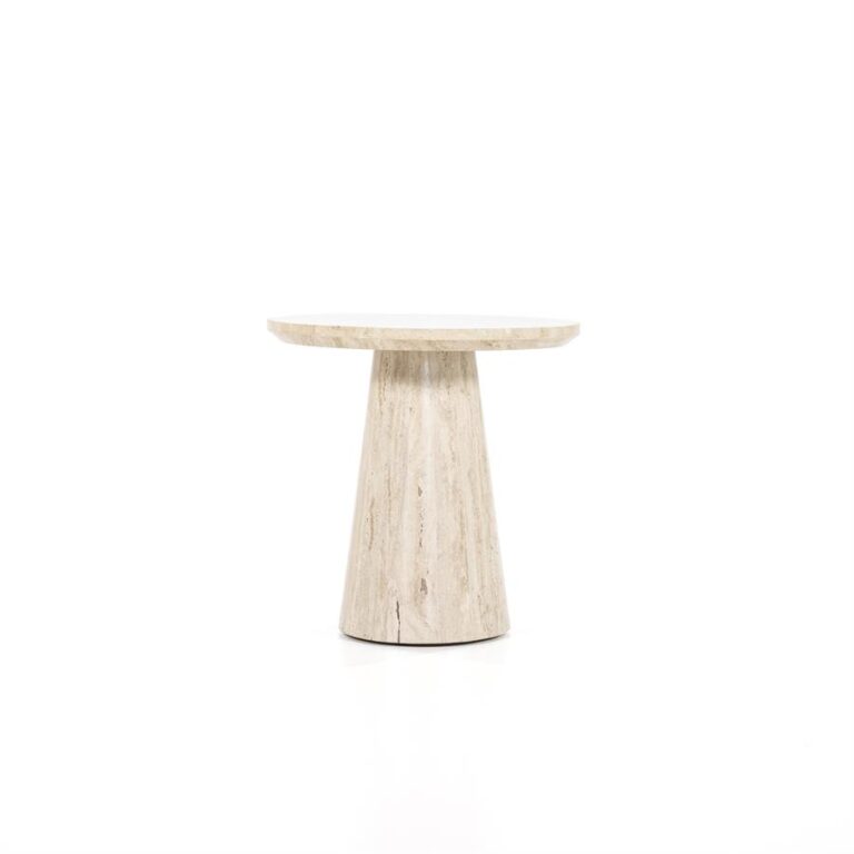 95738 Bijzettafel Aime - Beige - Ø 45 cm