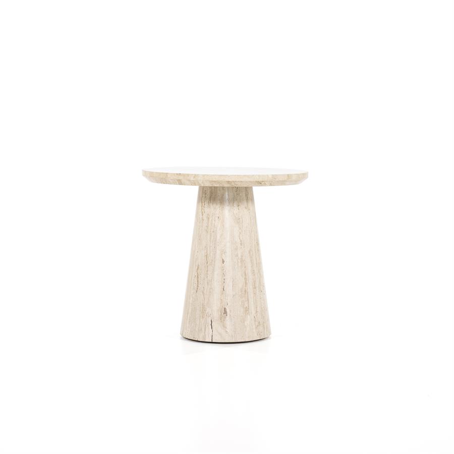 Bijzettafel Aime - Beige - Ø 45 cm