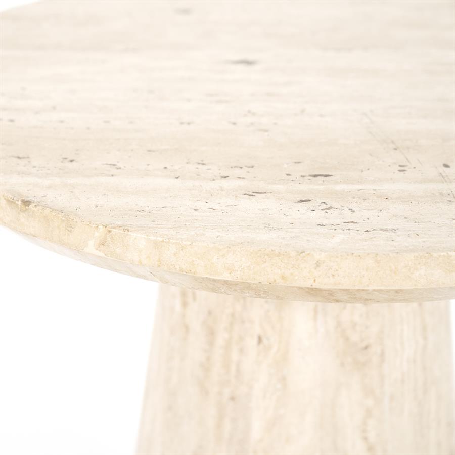 Bijzettafel Aime - Beige - Ø 45 cm - Afbeelding 2