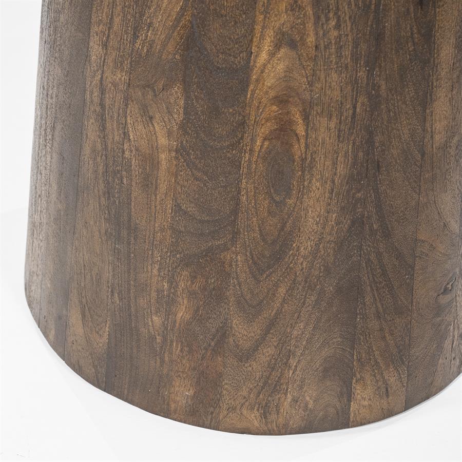 Eettafel Aikin - Beige - Ø 130 cm - Afbeelding 5