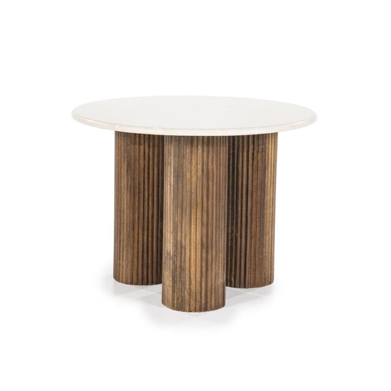 95891 Bijzettafel Xavi - Naturel - Ø 60 cm