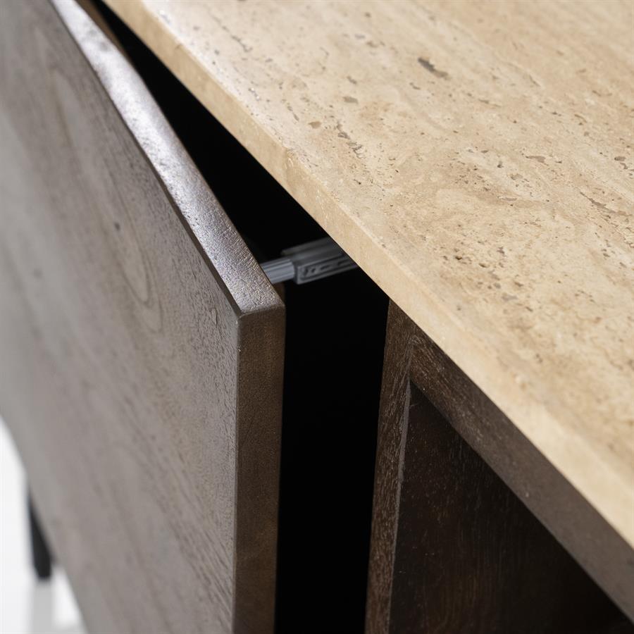 TV meubel Lio 200 cm - 3drs. - Afbeelding 7