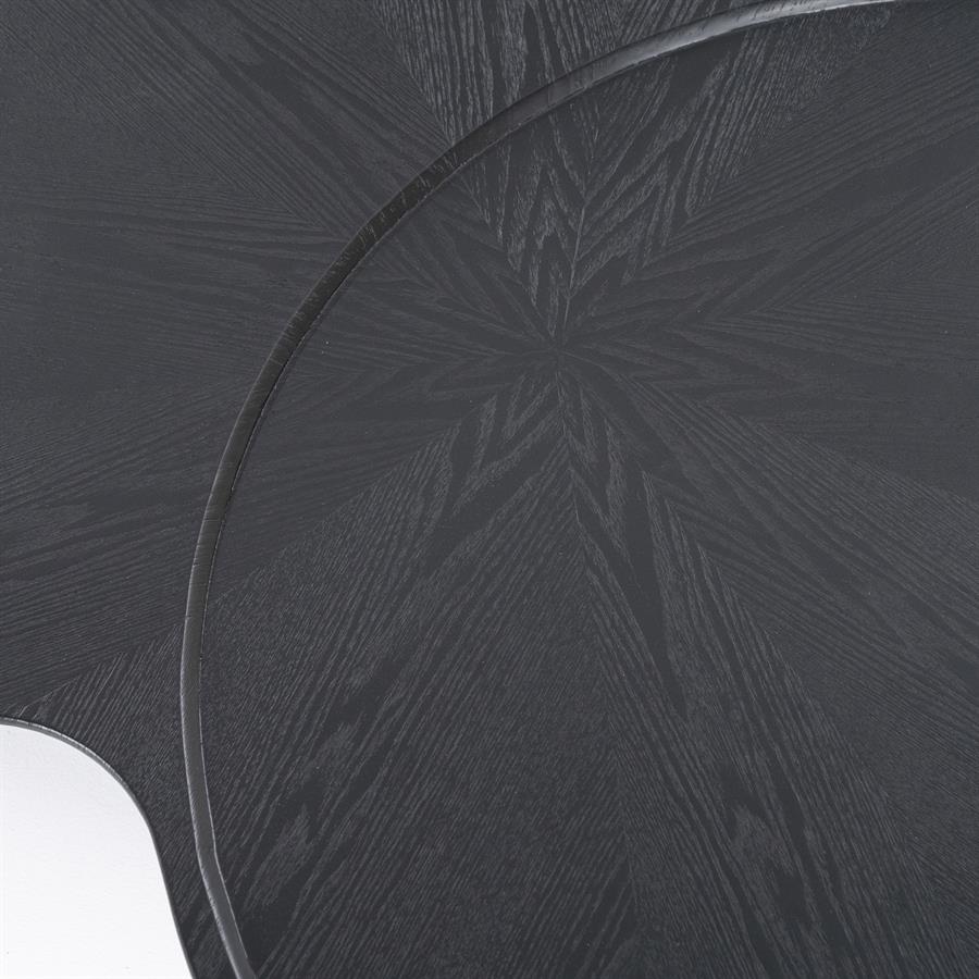 Salontafel Fay - Zwart - 108 x 162 cm - Afbeelding 2