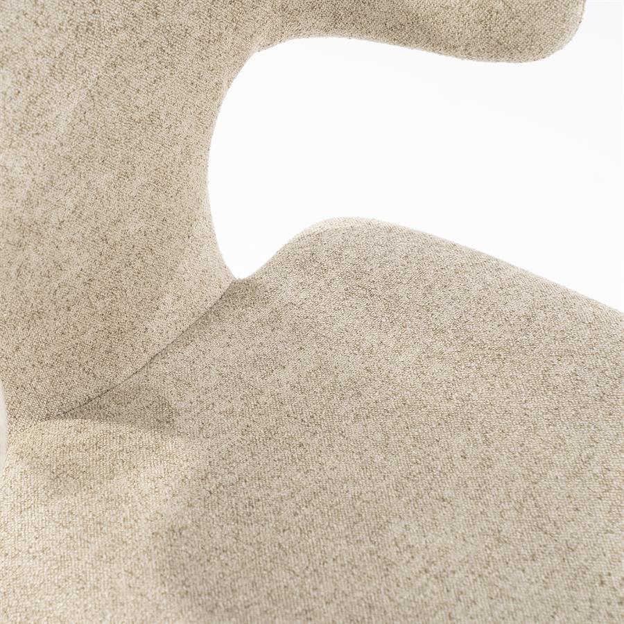Eetkamerstoel Dave - Taupe - Porto - Afbeelding 13