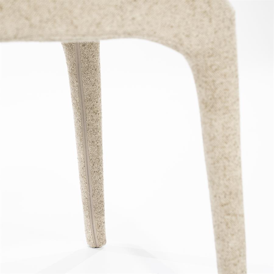 Eetkamerstoel Dave - Taupe - Porto - Afbeelding 14