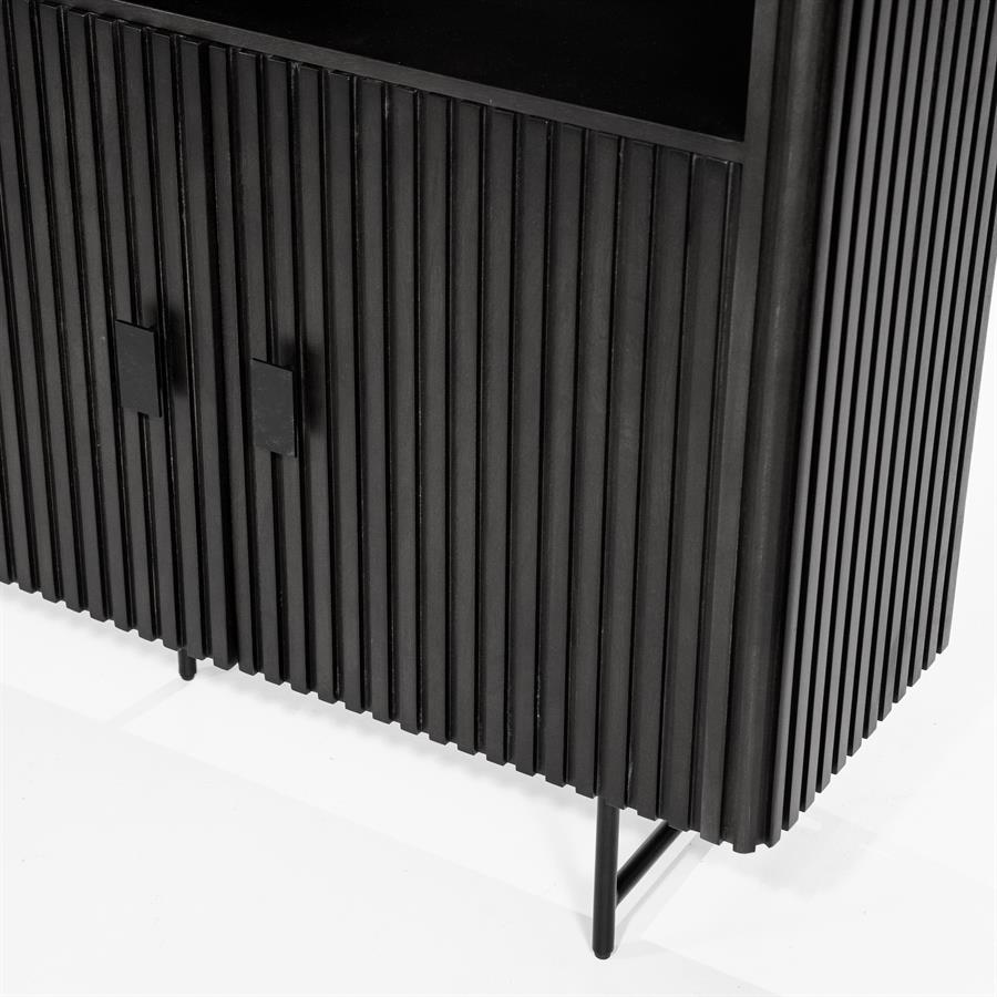 Wandkast Remi - Zwart - 200 x 200 cm - Afbeelding 5
