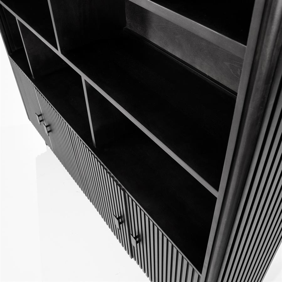 Wandkast Remi - Zwart - 200 x 200 cm - Afbeelding 6
