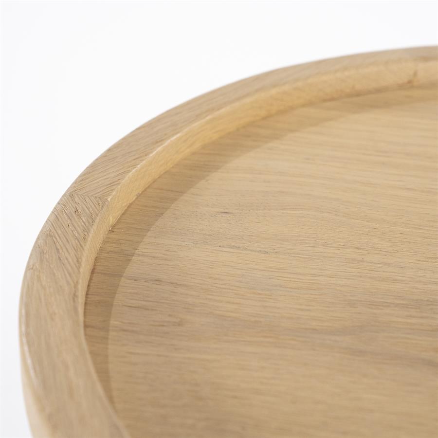Bijzettafel Leia - Naturel - Ø 46 cm - Afbeelding 3