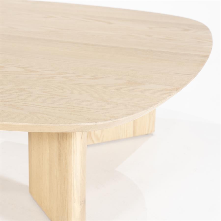 Salontafel Stef Medium - Naturel - 100 x 100 cm - Afbeelding 3