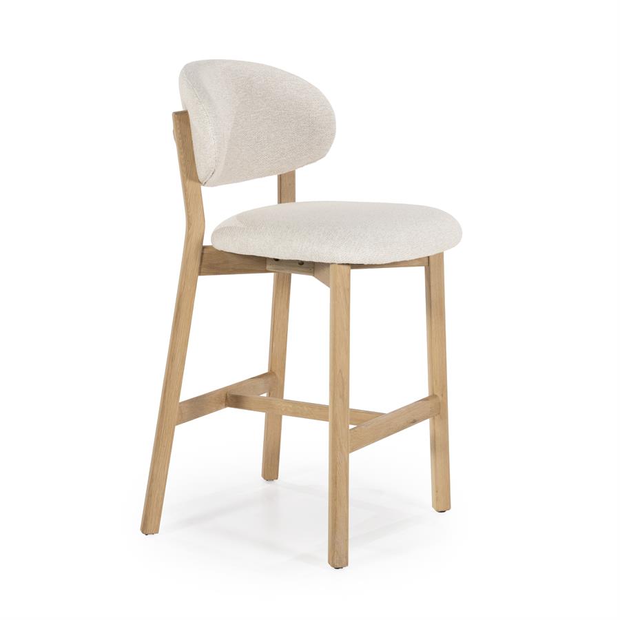 Barstoel Mikky Naturel - 57,5 x 53 cm - Afbeelding 10