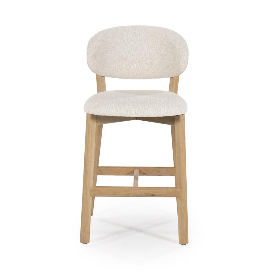 Barstoel Mikky Naturel - 57,5 x 53 cm - Afbeelding 12