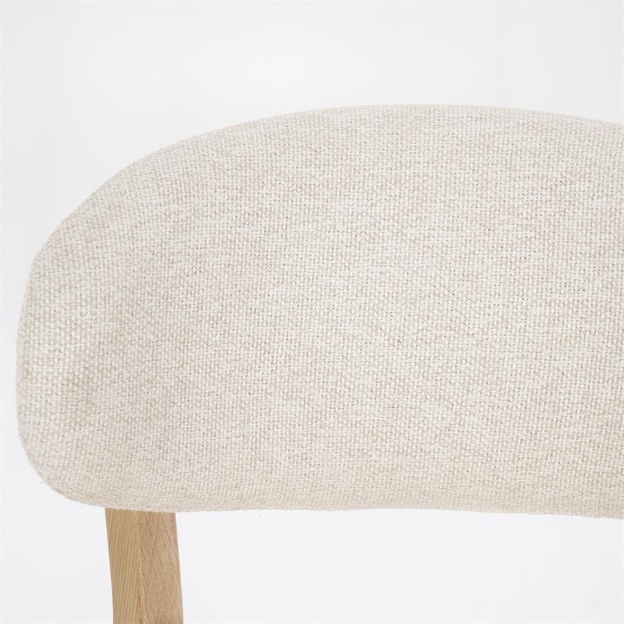Barstoel Mikky Naturel - 57,5 x 53 cm - Afbeelding 13