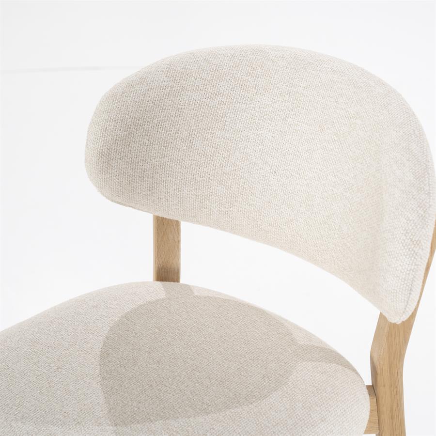 Barstoel Mikky Naturel - 57,5 x 53 cm - Afbeelding 14