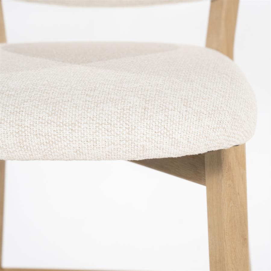 Barstoel Mikky Naturel - 57,5 x 53 cm - Afbeelding 15