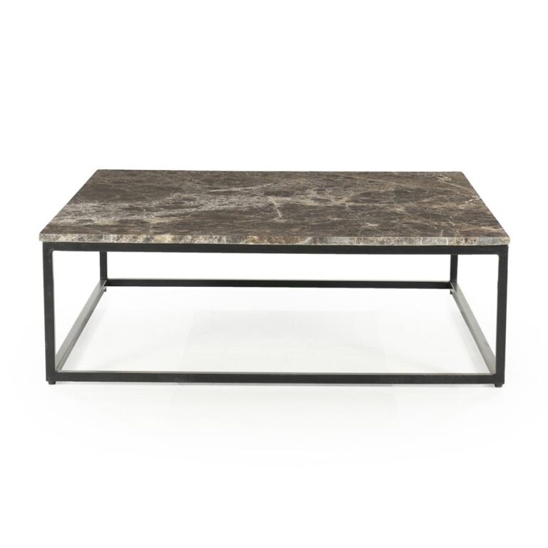 96331 Salontafel Rico Vierkant - Zwart - 98 cm