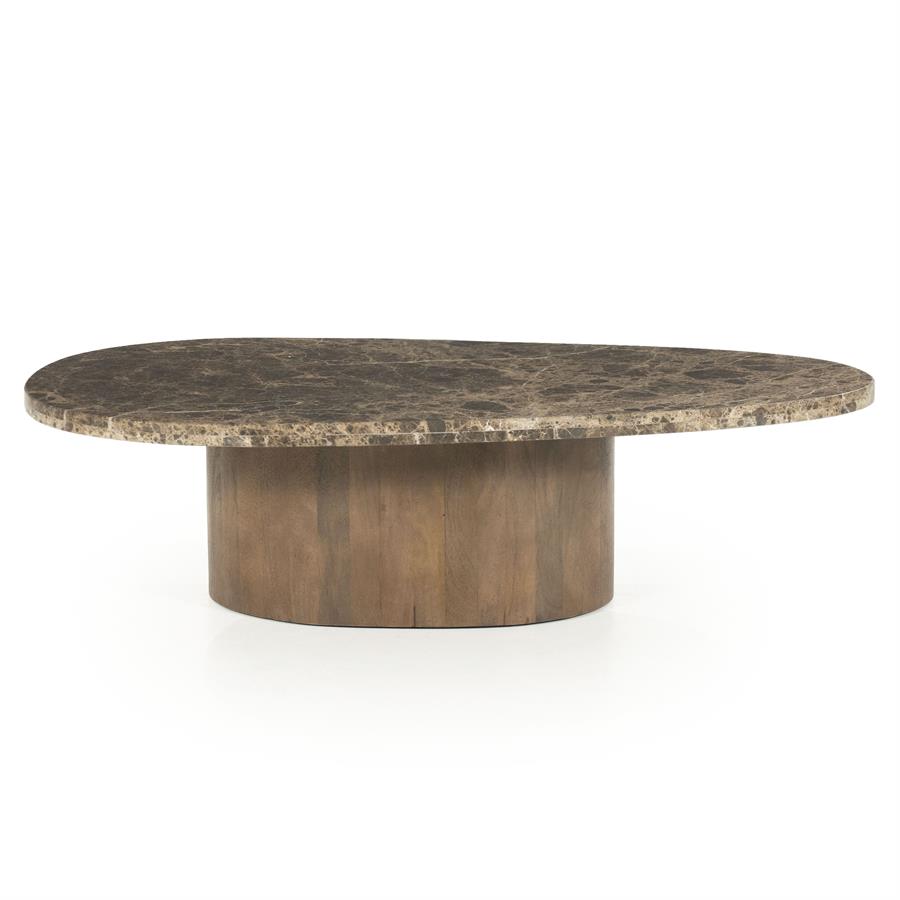 Salontafel Bradley - Bruin - 75 x 120 cm