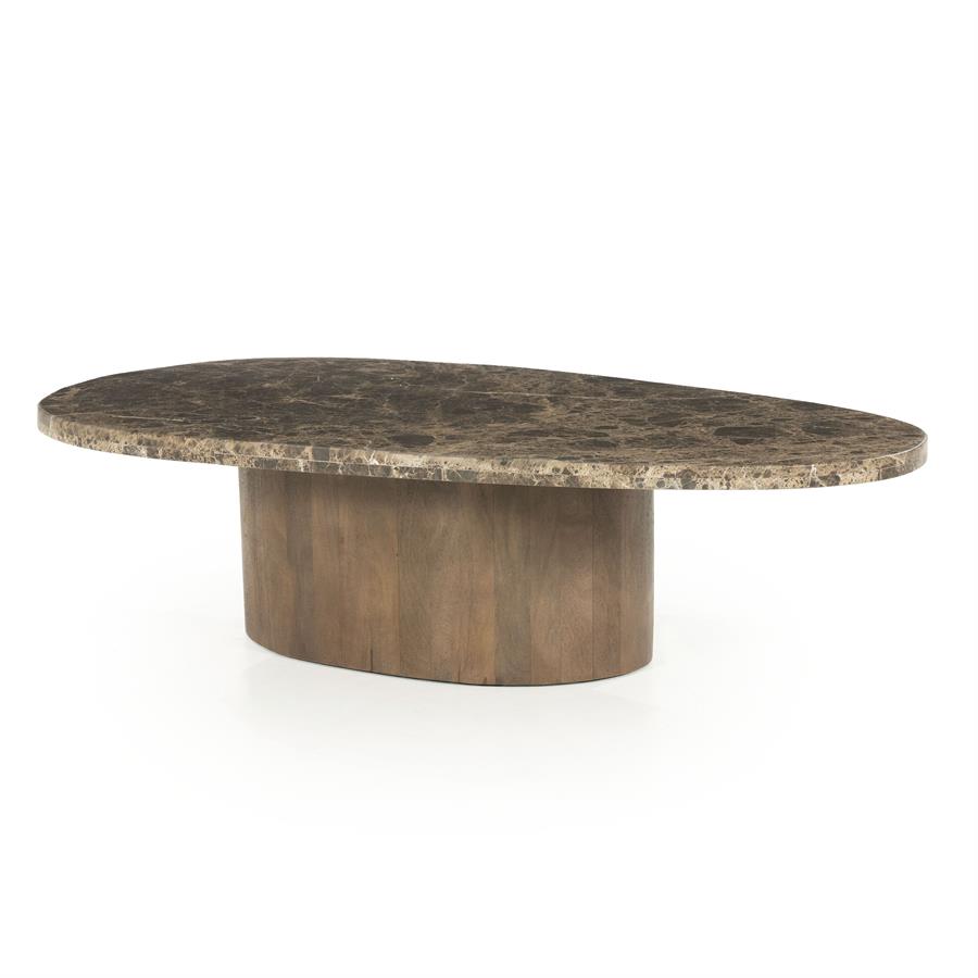 Salontafel Bradley - Bruin - 75 x 120 cm - Afbeelding 2