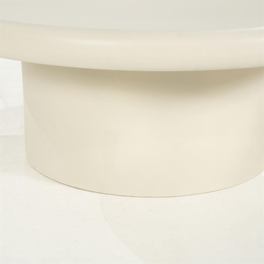 Salontafel Jade - Zand - Ø 80 cm - Afbeelding 3