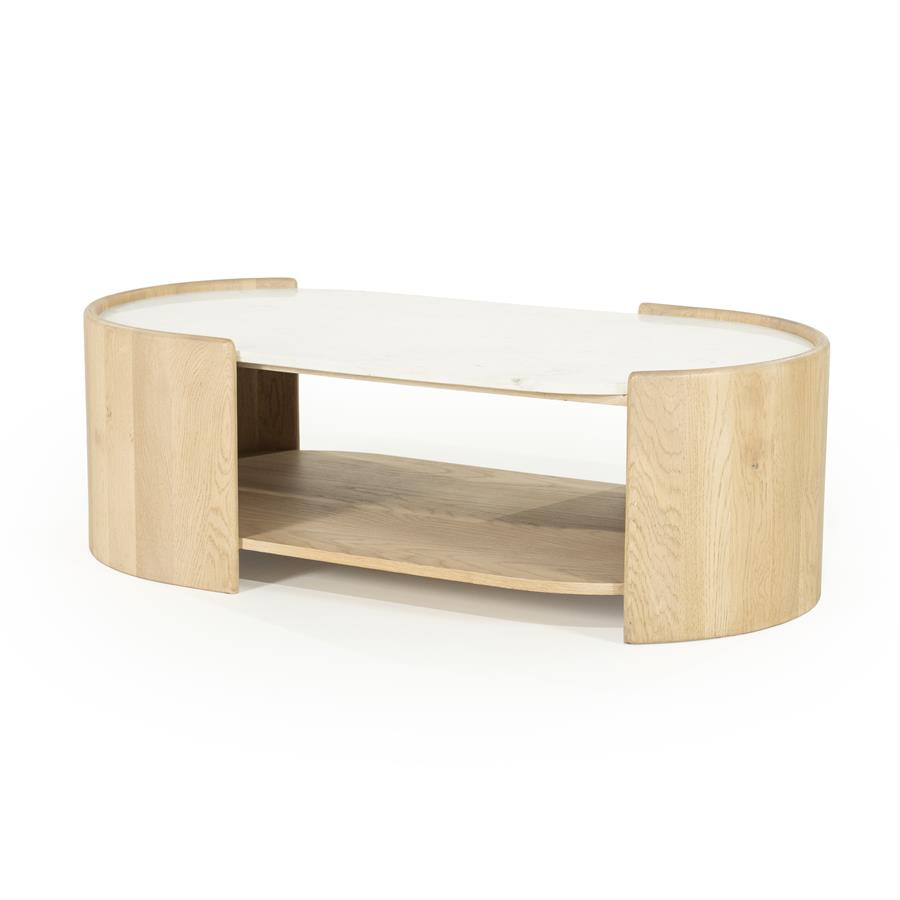 Salontafel Don - Naturel - 60 x 110 cm - Afbeelding 2