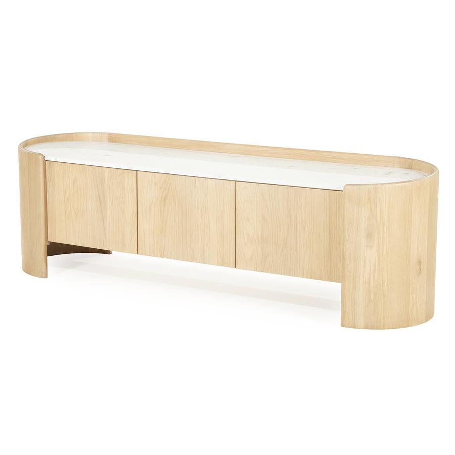 TV-meubel Don - Bruin - 165 x 50 cm - Afbeelding 2