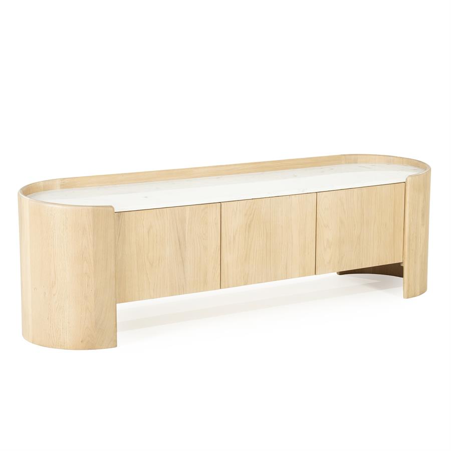 TV-meubel Don - Bruin - 165 x 50 cm - Afbeelding 5