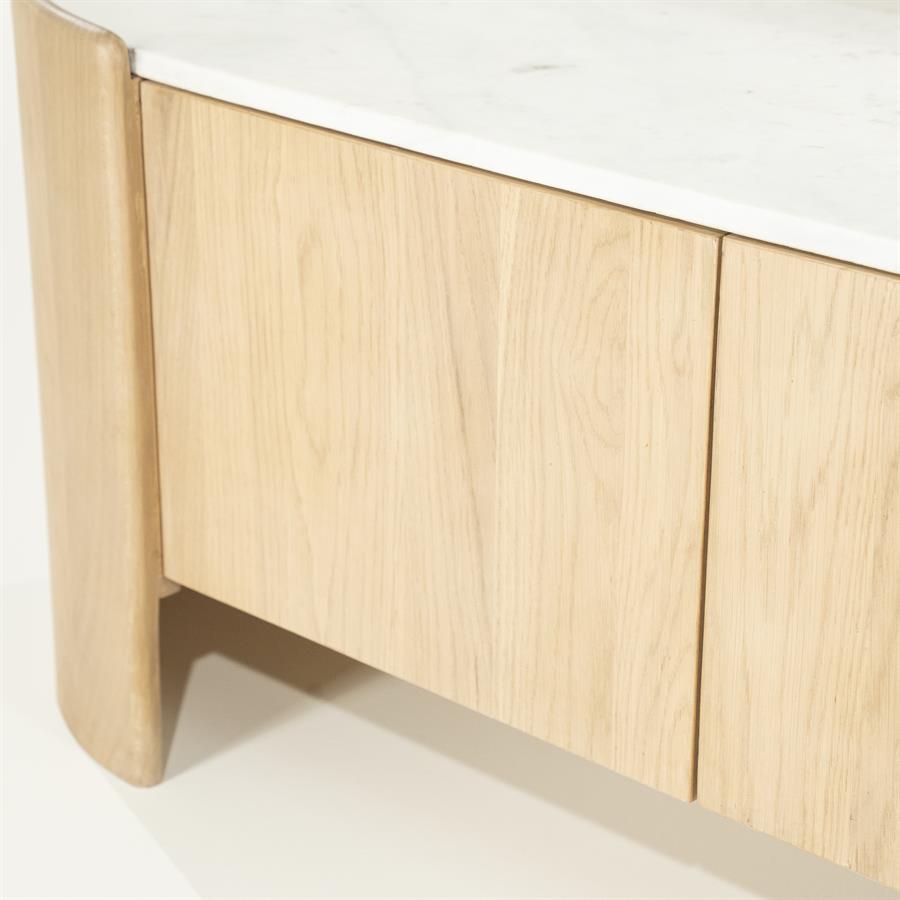 TV-meubel Don - Bruin - 165 x 50 cm - Afbeelding 11
