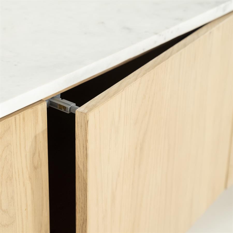 TV-meubel Don - Bruin - 165 x 50 cm - Afbeelding 13
