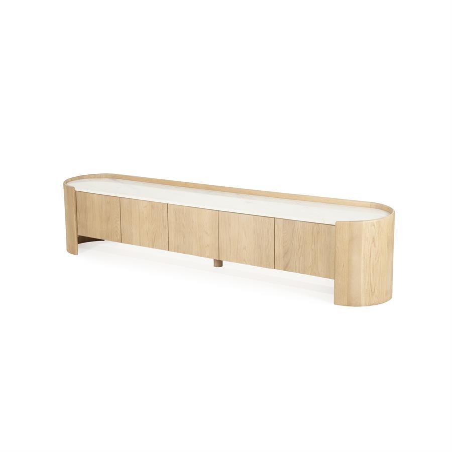 TV-meubel Don - Bruin - 240 x 50 cm - Afbeelding 13