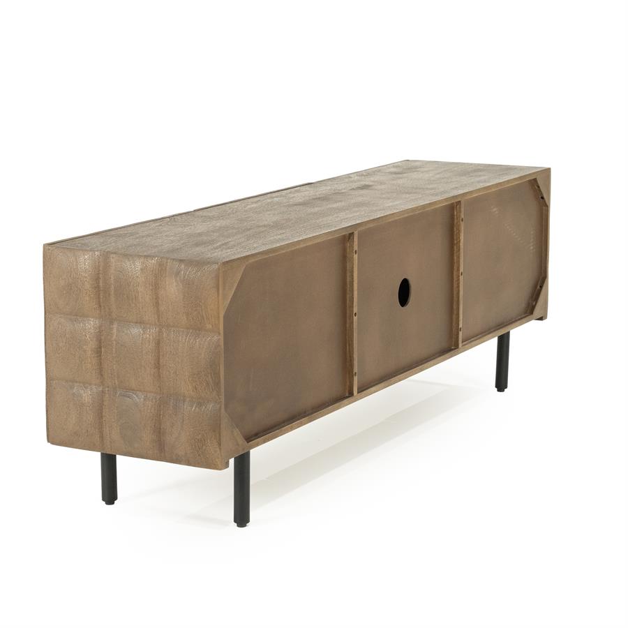 TV-meubel Felix - Bruin - 162 x 54 cm - Afbeelding 4