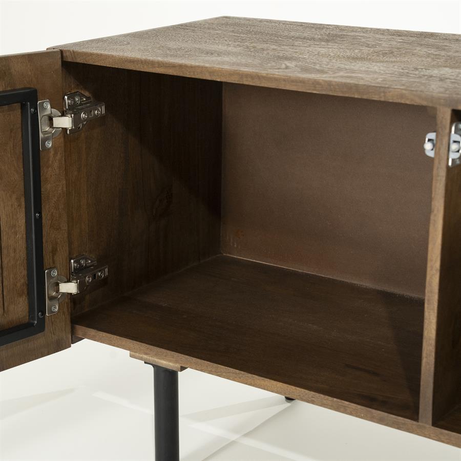 TV-meubel Felix - Bruin - 162 x 54 cm - Afbeelding 8