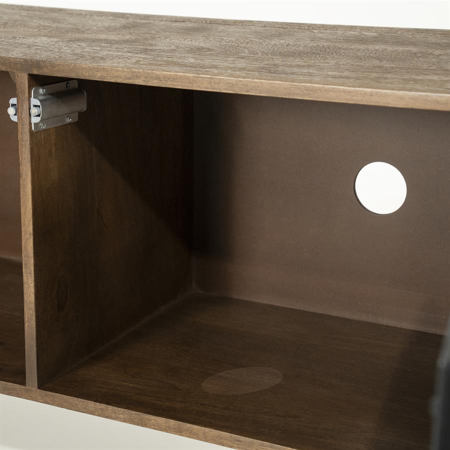 TV-meubel Felix - Bruin - 162 x 54 cm - Afbeelding 9