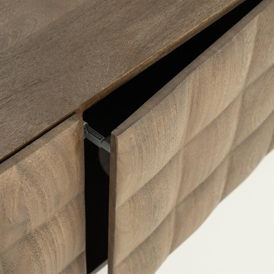TV-meubel Felix - Bruin - 162 x 54 cm - Afbeelding 10