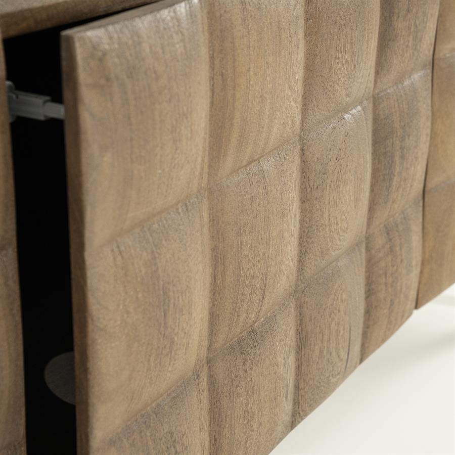 TV-meubel Felix - Bruin - 162 x 54 cm - Afbeelding 11