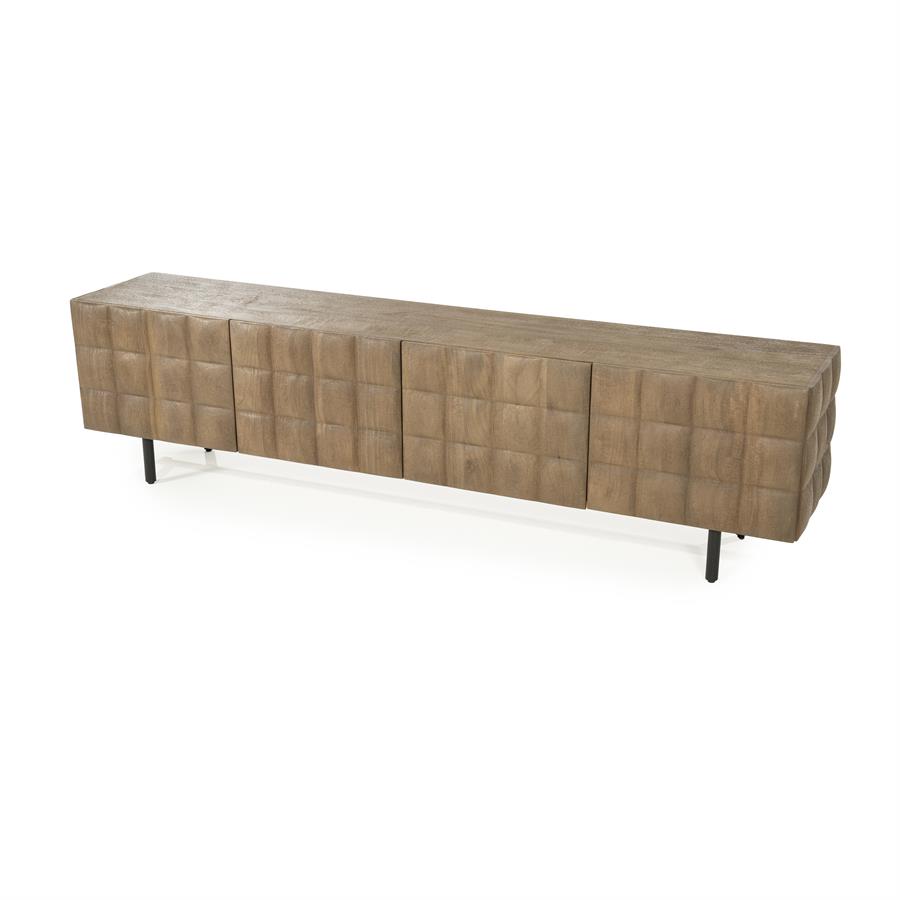 TV-meubel Felix - Bruin - 214 x 54 cm - Afbeelding 14