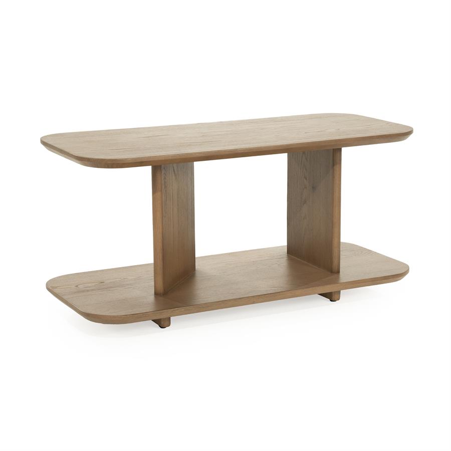 Bijzettafel Ty - Bruin - 40 x 90 cm - Afbeelding 5