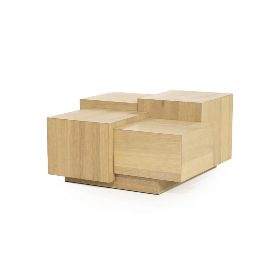 Salontafel Quinten Vierkant - 80 cm - Afbeelding 2
