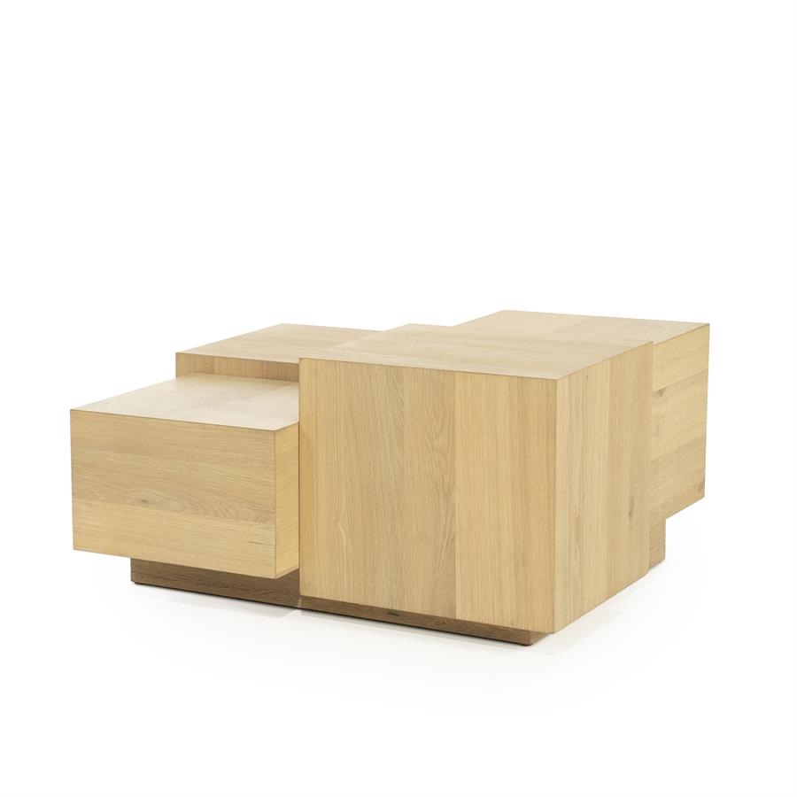 Salontafel Quinten Vierkant - 80 cm - Afbeelding 4