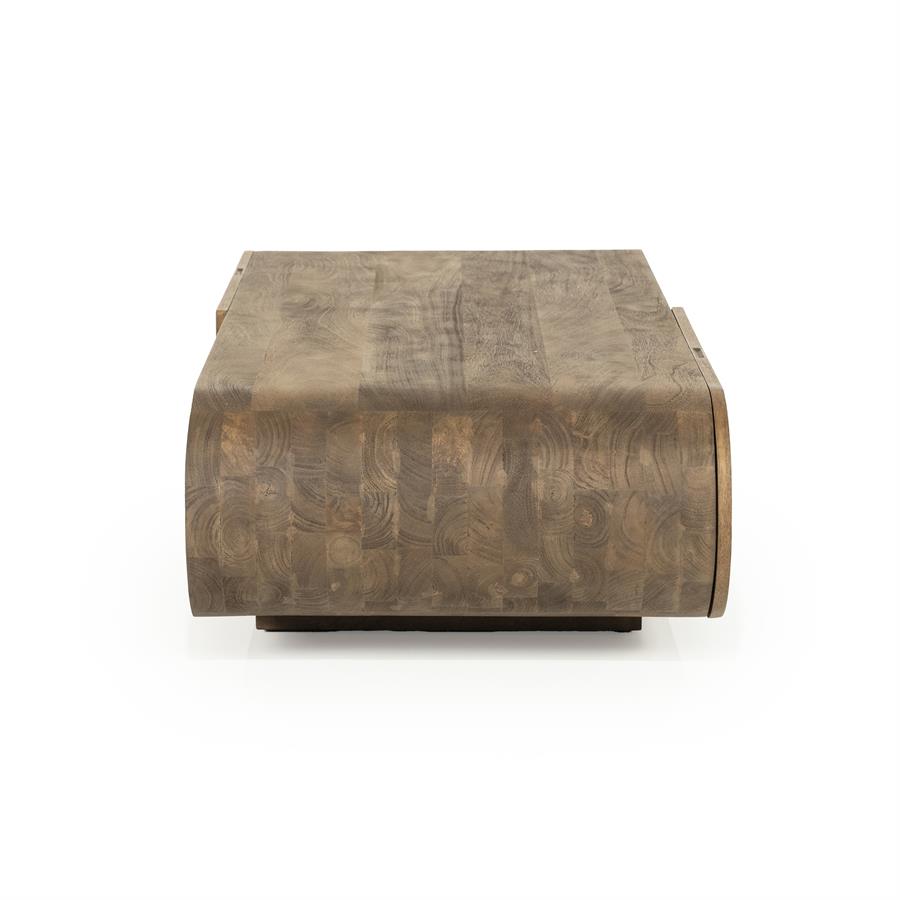 Salontafel King - Bruin - 60 x 130 cm - Afbeelding 4